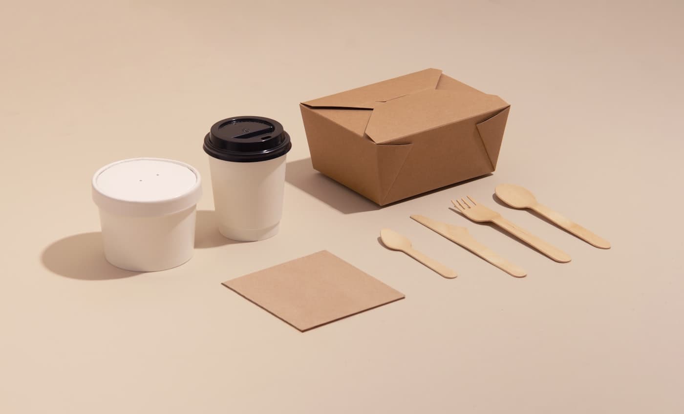 A corrugated box with protective packaging on a table